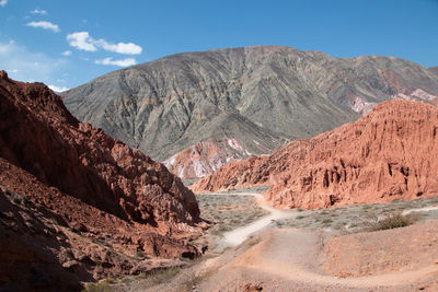 North argentina landscape colorful mountains