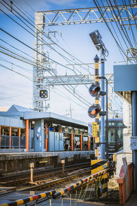 Railroad station platform