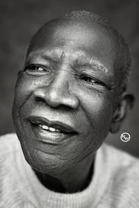 Close-up portrait of a man smiling