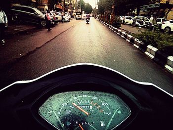 Traffic on city street