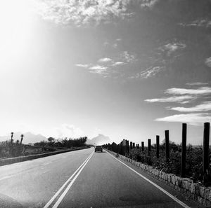 View of highway against sky