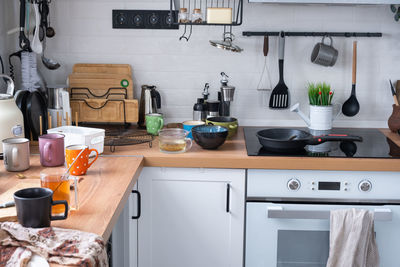 Interior of kitchen