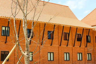 Low angle view of building against sky