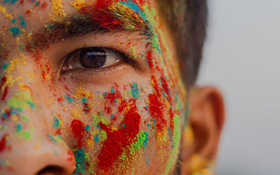 Close-up portrait of boy