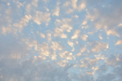 Low angle view of clouds in sky