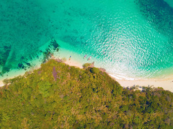 Aerial view of sea