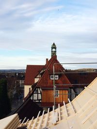 Buildings against sky in city