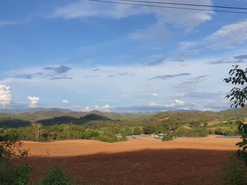 Scenic view of landscape against sky