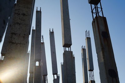 Low angle view of buildings against sky