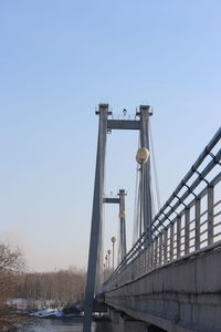 Low angle view of built structure against clear sky