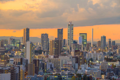 Aerial view of cityscape