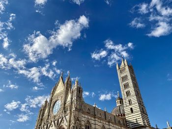 Low angle view of historical building against sky