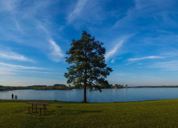 Scenic view of landscape against cloudy sky