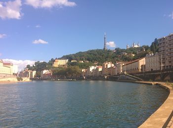 View of city at waterfront