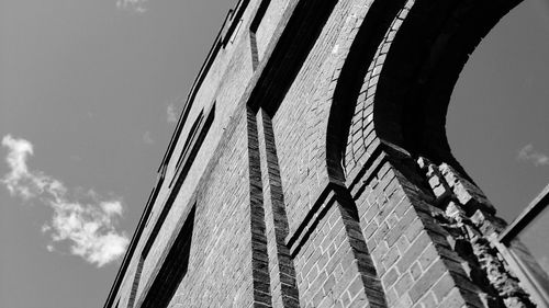 Low angle view of building against sky