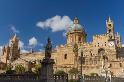 Low angle view of cathedral against sky