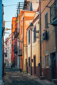 Street amidst buildings in city