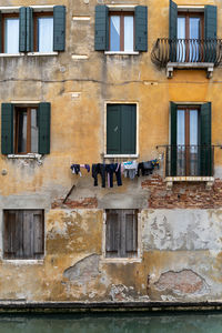 Close-up of old building