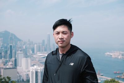 Portrait of smiling young man