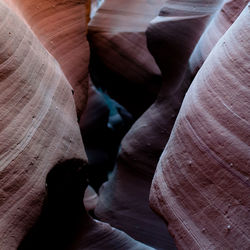 Close-up of rock formation