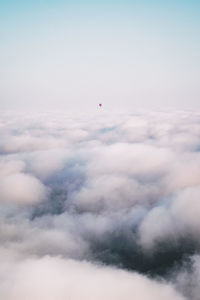 Low angle view of clouds in sky