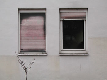 Full frame shot of window of building