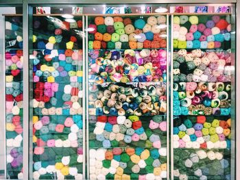 Full frame shot of colorful store