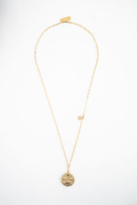 Close-up of heart shape against white background