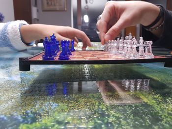 People playing on table