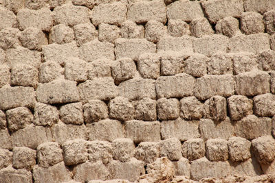 Full frame shot of stone wall
