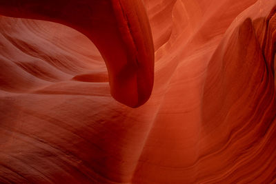 Full frame shot of red rock formation