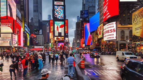 View of times square 