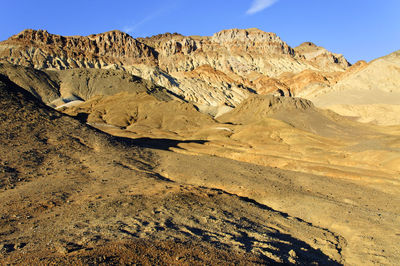 Scenic view of desert against sky