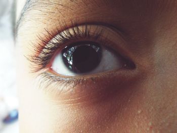Close-up portrait of human eye