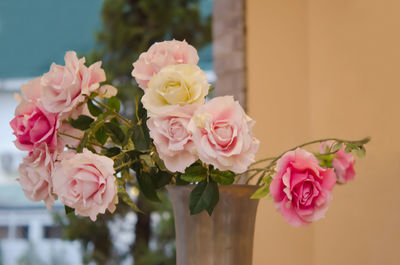 Close-up of rose bouquet