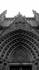 Low angle view of built structure against sky