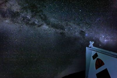 Low angle view of stars in sky