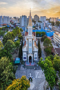 View of buildings in city