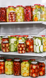 Various vegetables on display