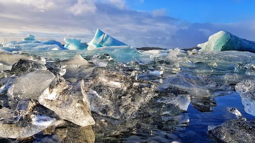 Jokulsarlon glacier lagoon in iceland