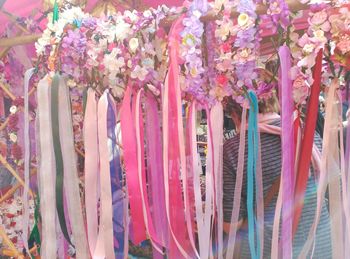 Full frame shot of multi colored flowers