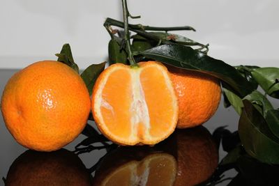 Close-up of orange fruit