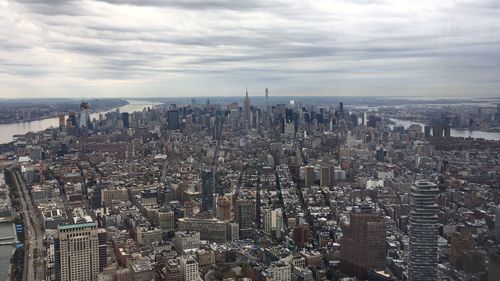 Aerial view of cityscape