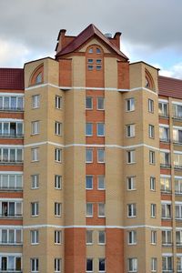 Low angle view of building against sky