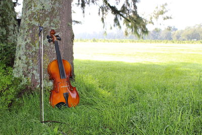 Man playing on field