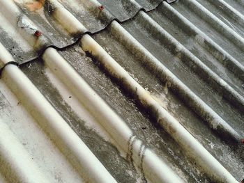 High angle view of cigarette