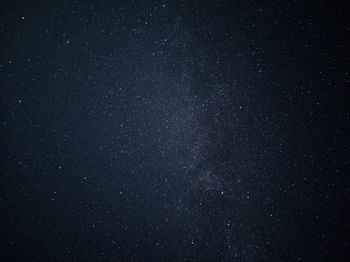 Low angle view of stars against sky at night