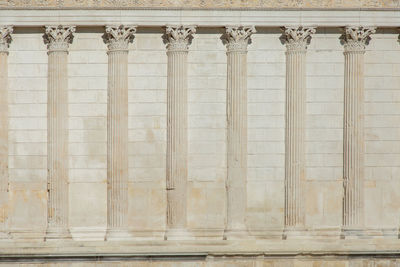 Low angle view of historical building