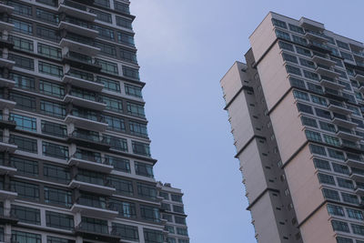 Low angle view of buildings against sky