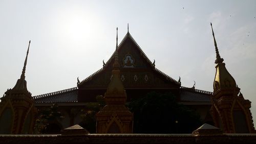 Low angle view of a temple